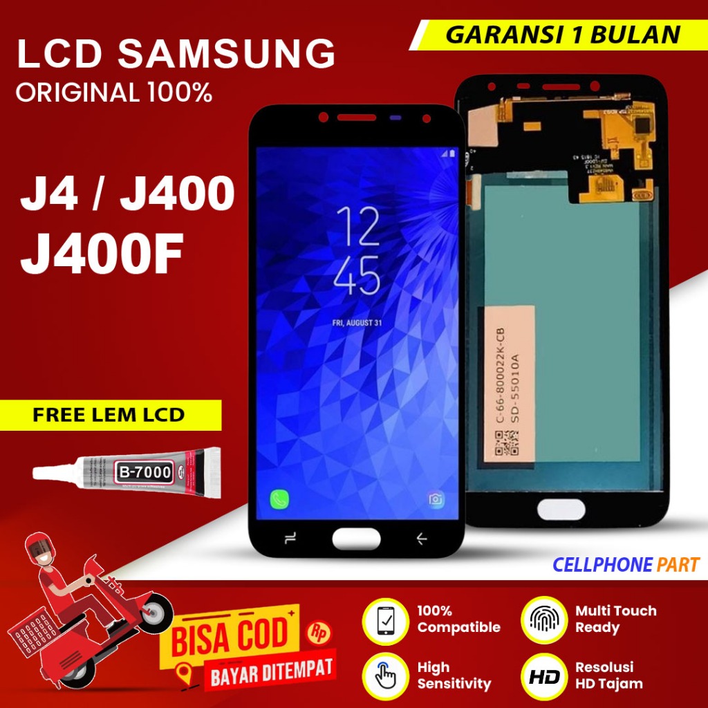 【ORIGINAL】LCD SAMSUNG J4 / J400 / J400F FULLSET TOUCHSCREEN