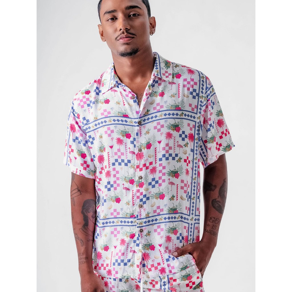 BLOOD + BONE - Paradiso Shirt - White