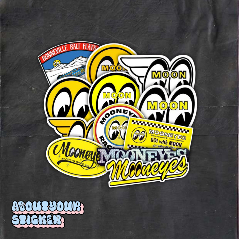 

Sticker pack MOONEYES isi 12pcs