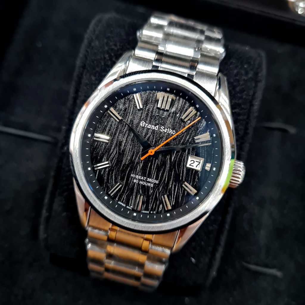 Jam Tangan Pria Seiko Grand Seiko Automatic MESIN ORIGINAL JEPANG Stainless Steel 40mm Include Box O