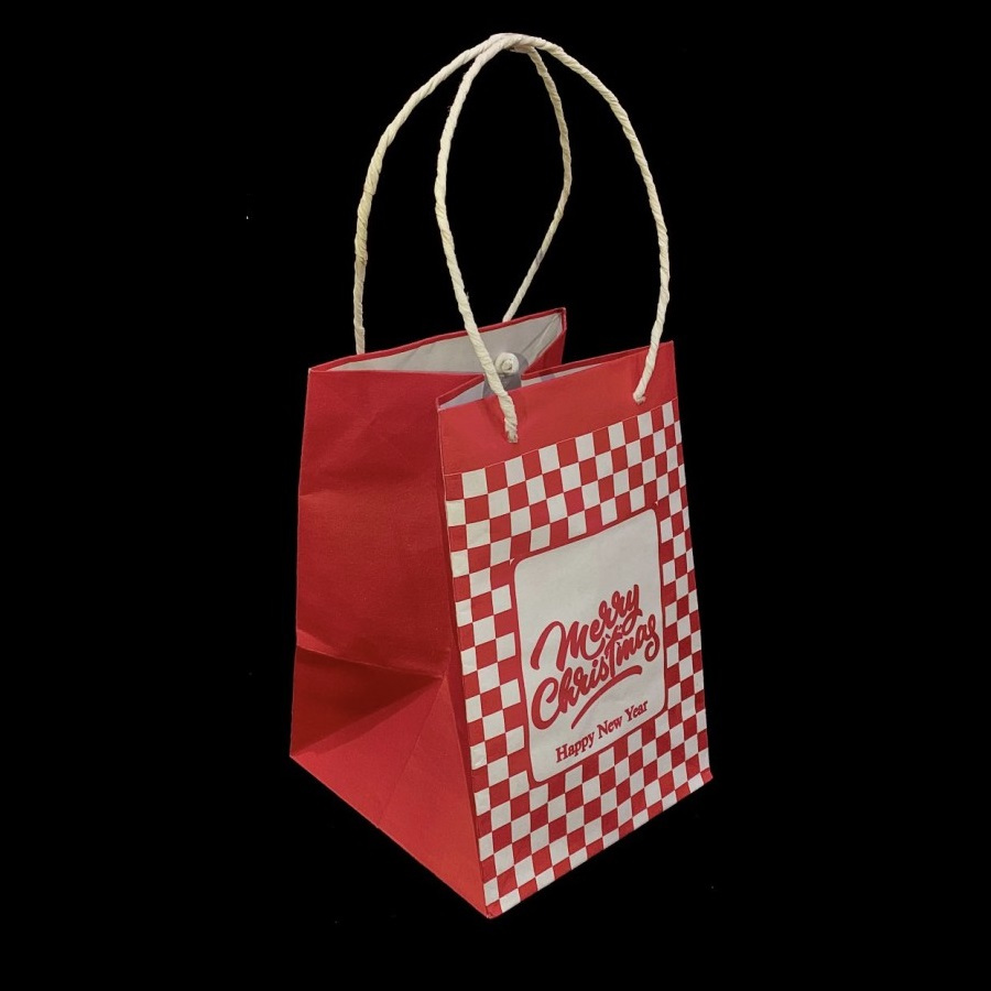 

(10 pcs) Paperbag Hampers Natal Goodiebag Christmas Tas Parcel Natal 14x14x20cm