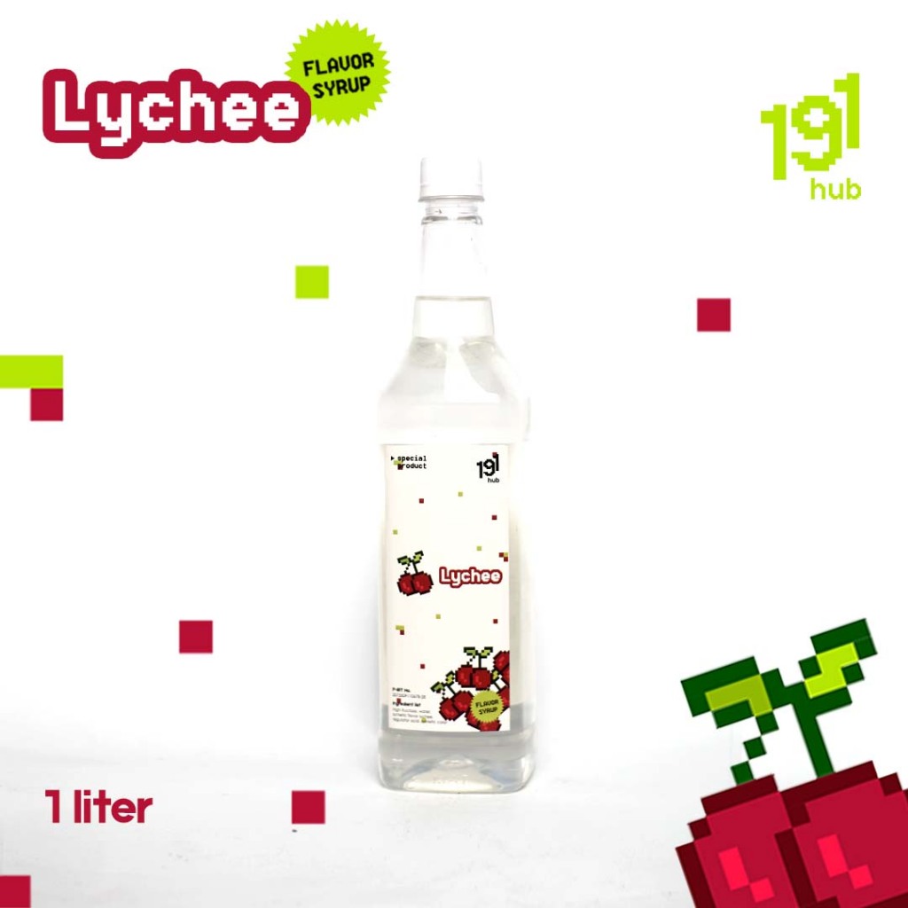 

flavour syrup lychee 1000 ml | nineteen one hub