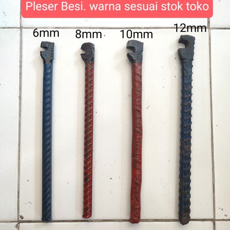 ❌TIDAK BISA PILIH WARNA❌ Pleser Besi Ulir 6 8 10 12 mm pembengkok besi beton fliser pendek