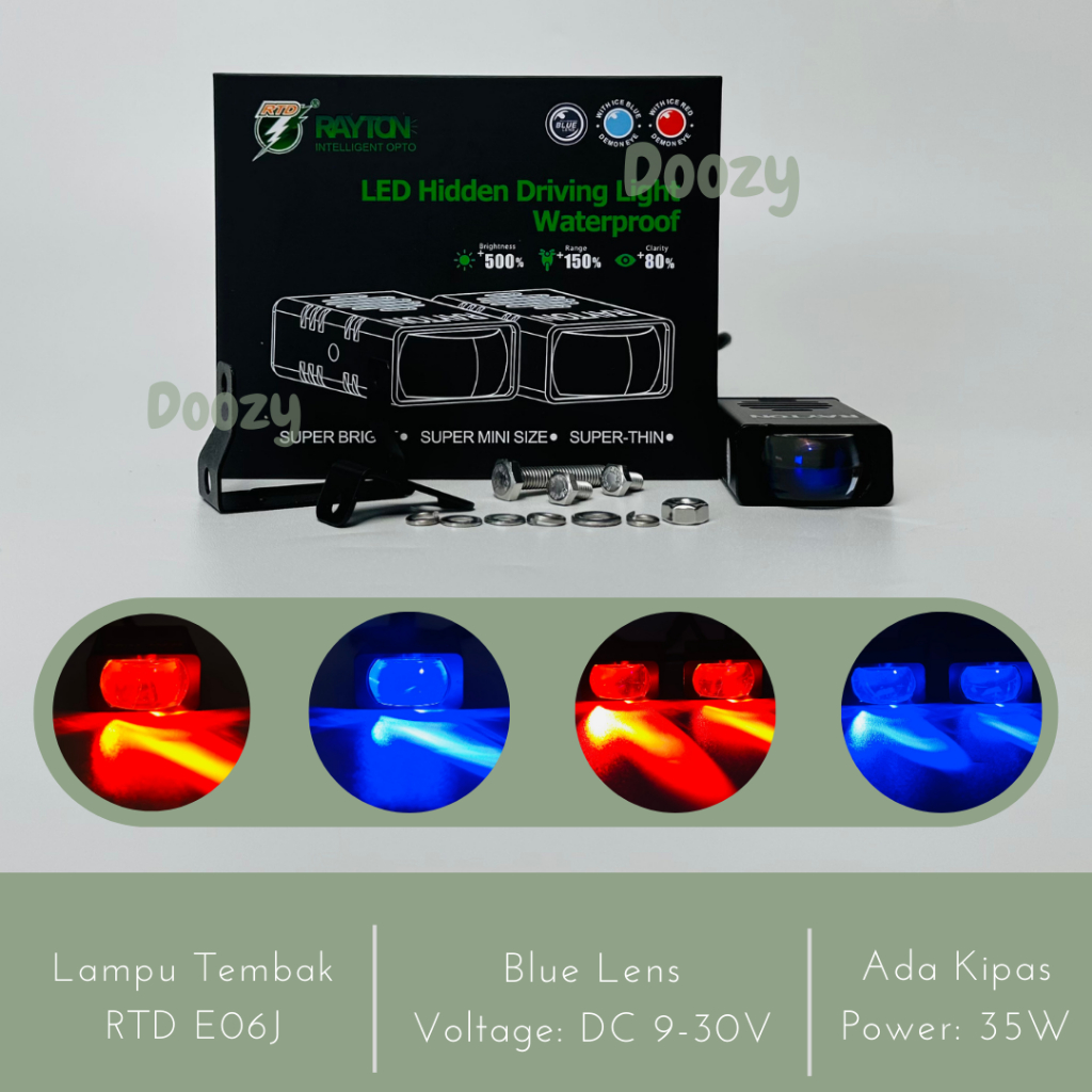 RTD RAYTON E06J Lampu Tembak Laser Gepeng