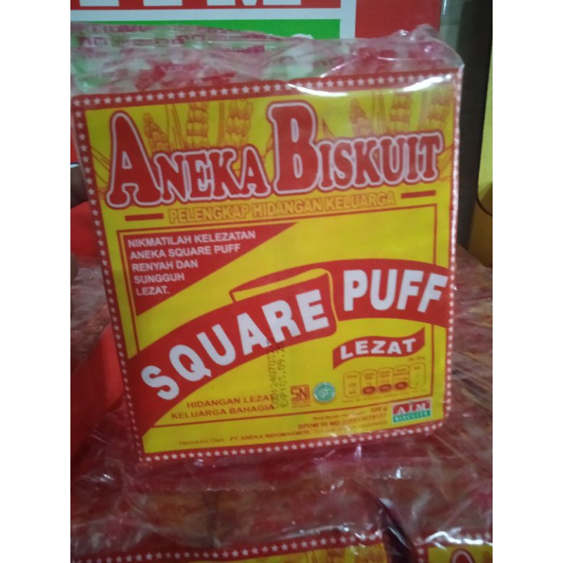 

AIM gabin square puff 300gr kartonan isi 24