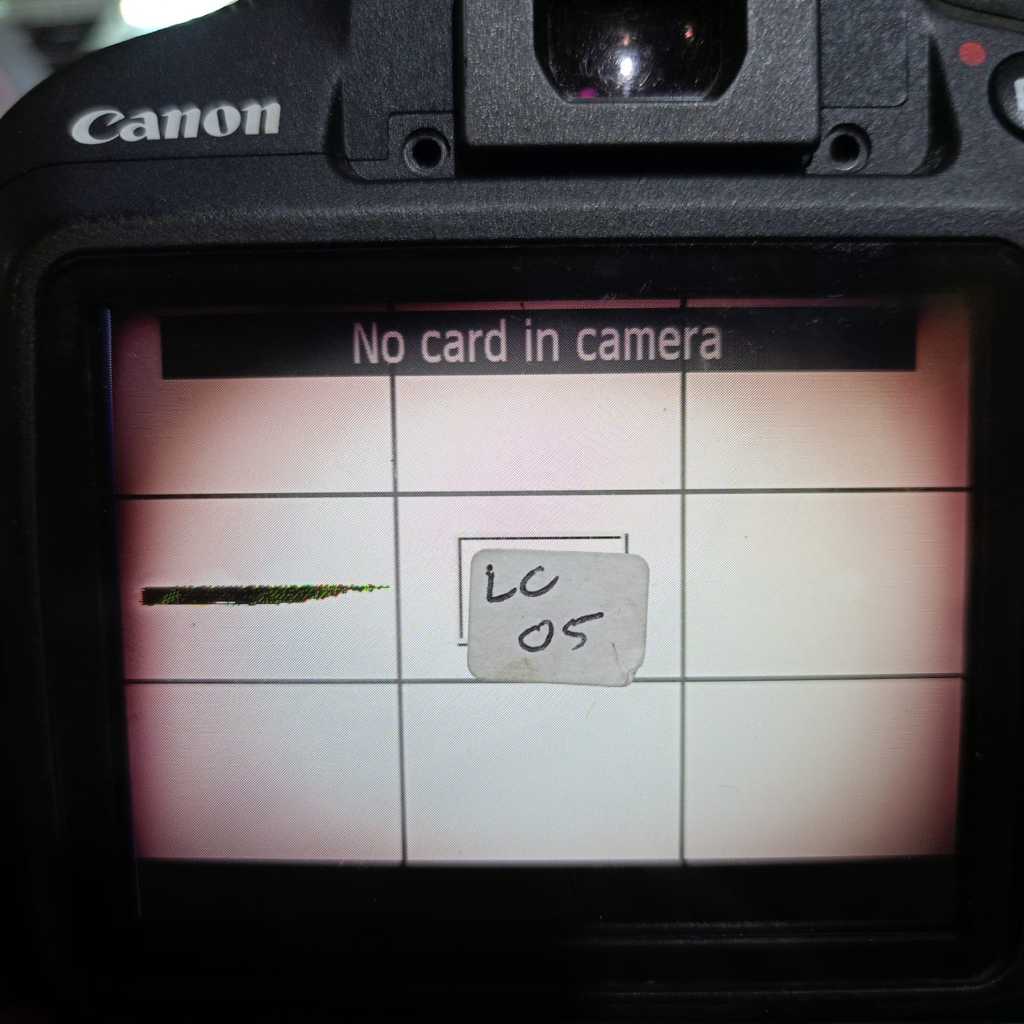 LCD canon 1200D ori bawaan kamera