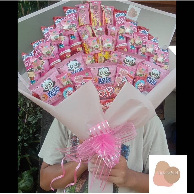 

Buket Snack Besar/Jumbo Premium (Free blank card) free kartu ucapan| Buket Jajan | Snack Bouquet | Handmade Pre-Order | Hadiah / Hampers | Kado Ulangtahun / Wisuda