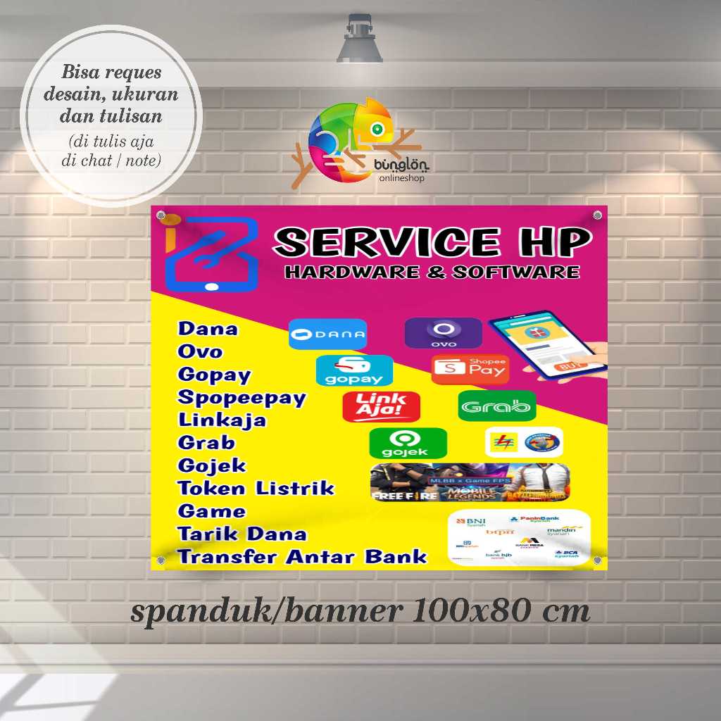 Cetak Spanduk Banner Service Hp