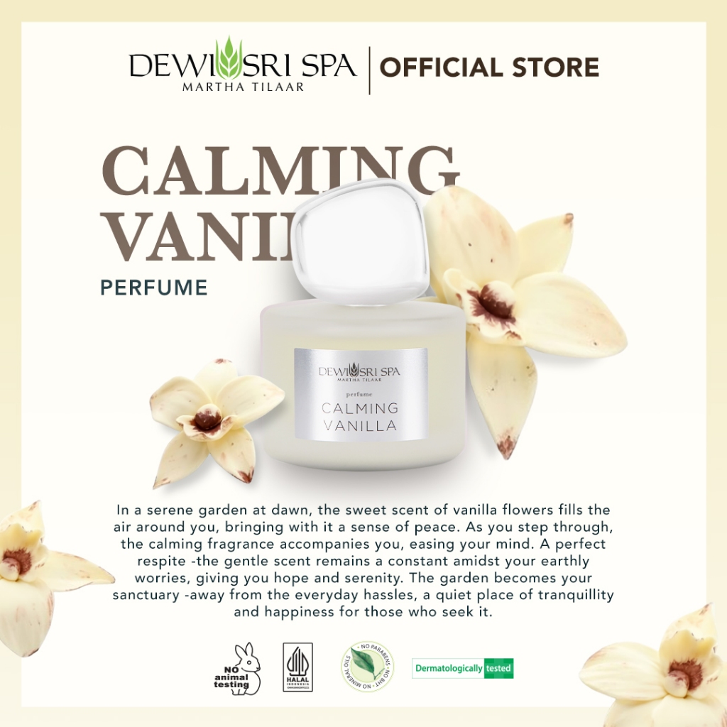 Dewi Sri Spa Perfume Calming Vanilla 45 ml