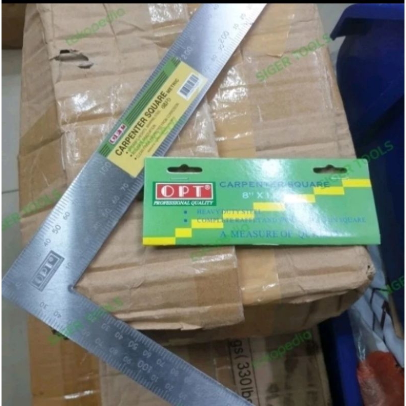 

Penggaris Siku tukang 40 × 60 cm Steel Carpenter Square
