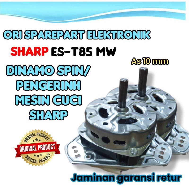 Dinamo/motor pengering/spin mesin cuci sharp Es-T85CL/ES-T85MW