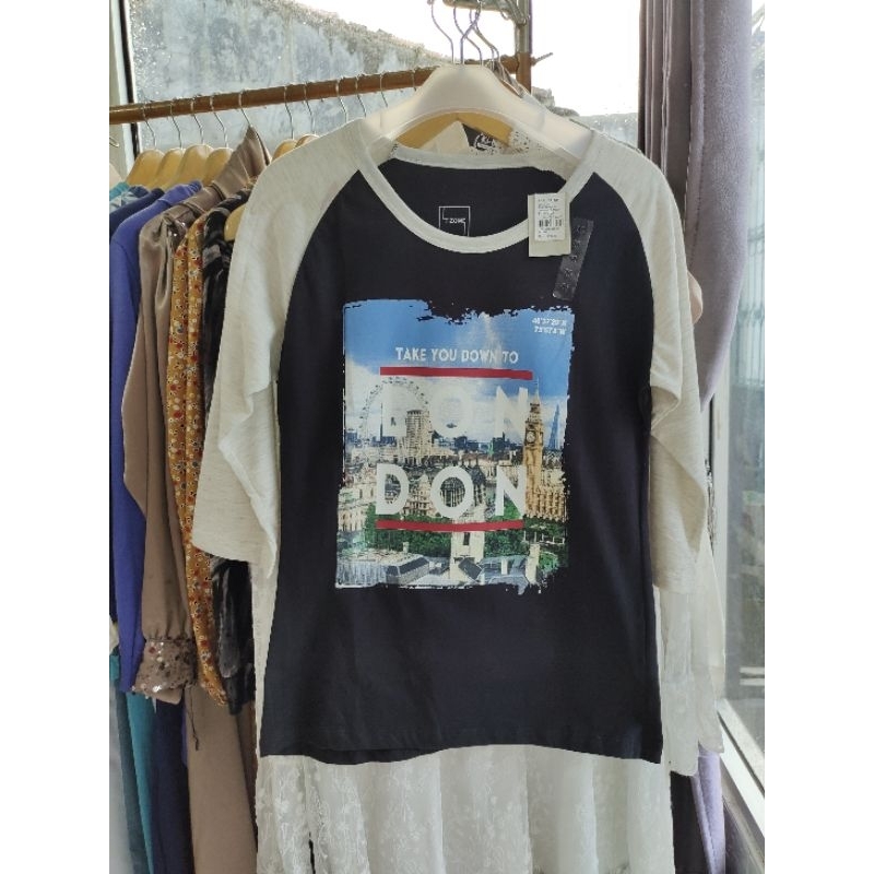 KAOS T ZONE CEWEK ORI