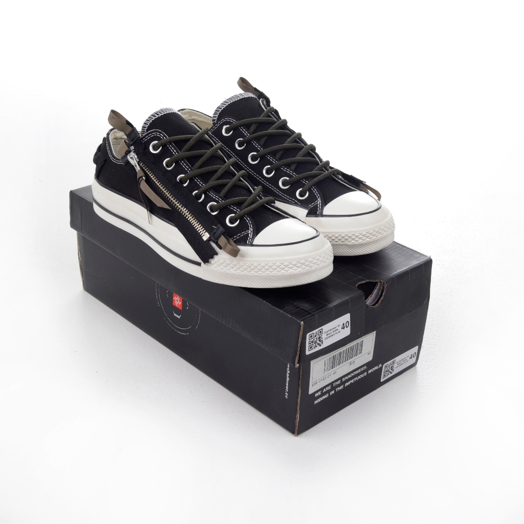 (SLPRDS) Sepatu Sneakers   Enshadower Ox Black White