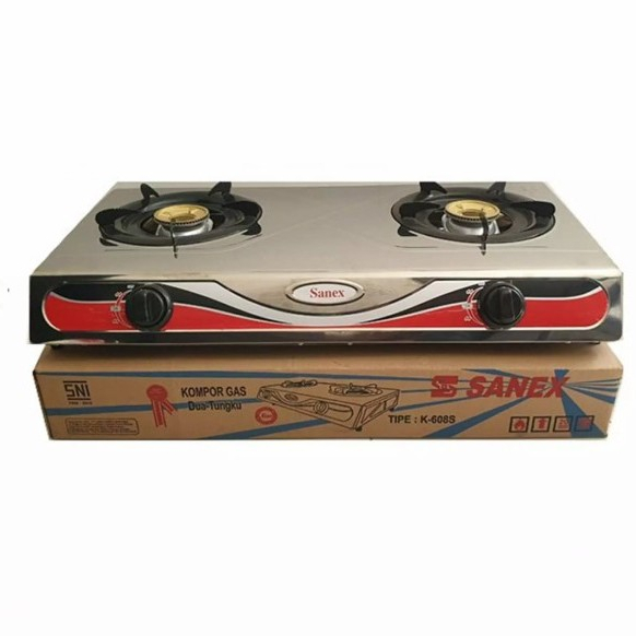 Sanex K608S Kompor Gas 2 tungku