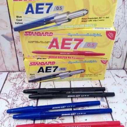 

Flash Sale Pen Pulpen Bolpoint STANDARD AE7 12 pcs