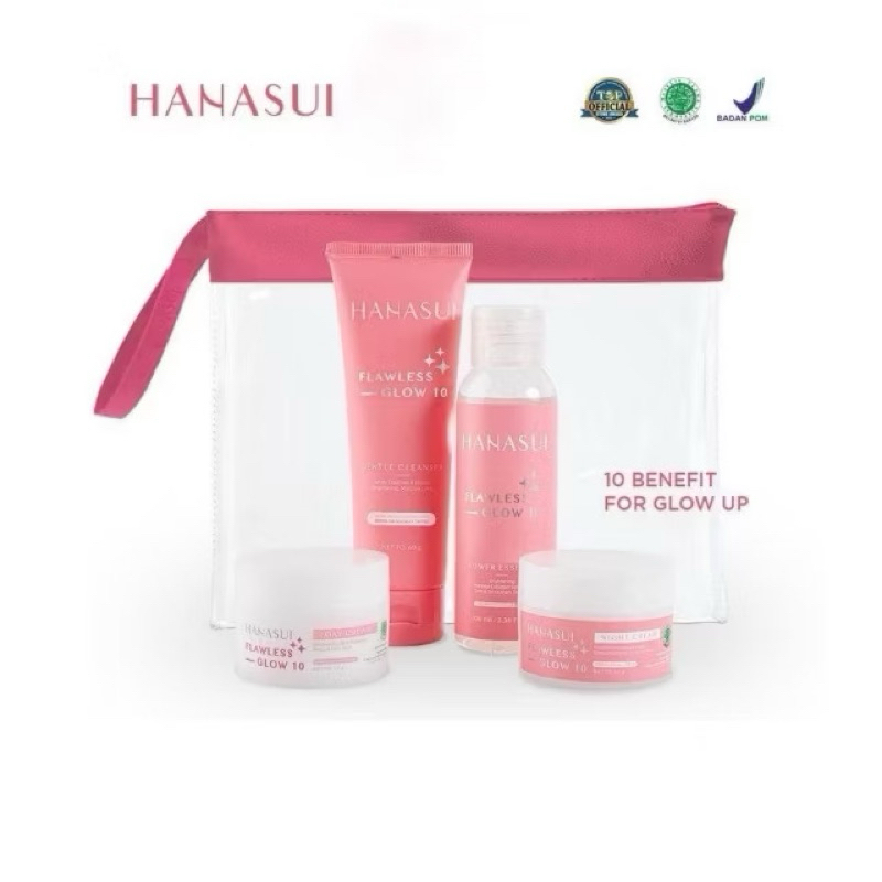 Satu paket hanasui glow 4item