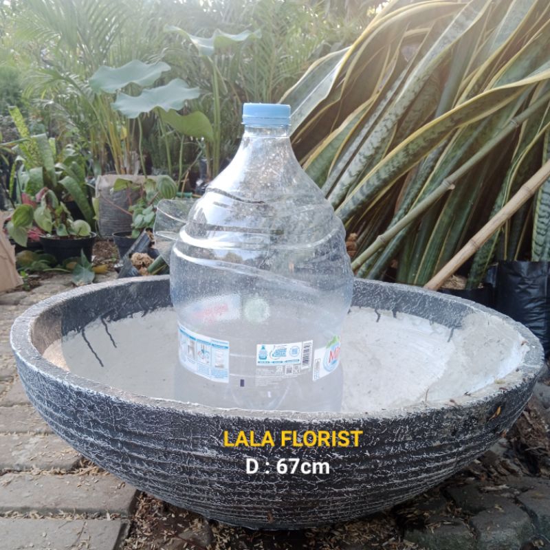 pot teratai diameter 67cm / pot lotus / pot semen / pot minimalis / pot beton / pot besar / pot tana