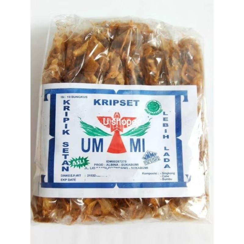 

Kripset Ummi/Keripik singkong super pedas