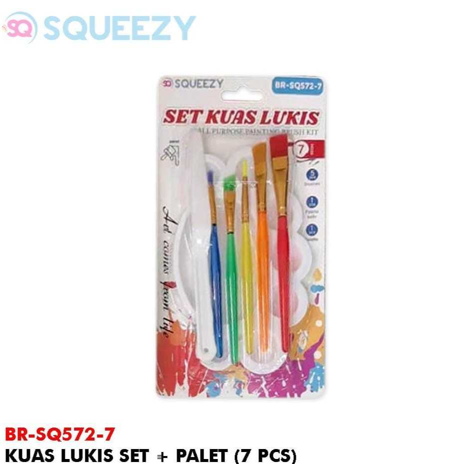 

kuas set isi 7, kuas lukis isi 7 pcs