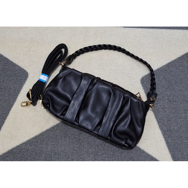 Tas Wanita Cewek Women Bag Slingbag Handbag Enji En-Ji HARGA PAS Hitam Black murah preloved 2nd seke