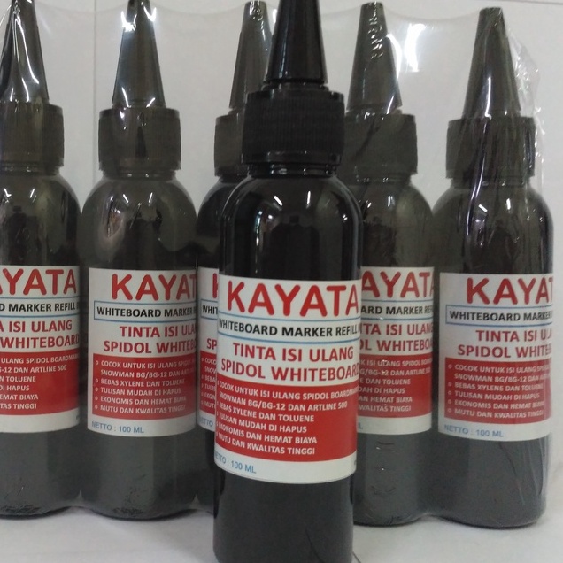 

Hot Tinta Spidol Whiteboard Kayata 1ml Tinta isi ulang dan refill spidol whiteboardper botol