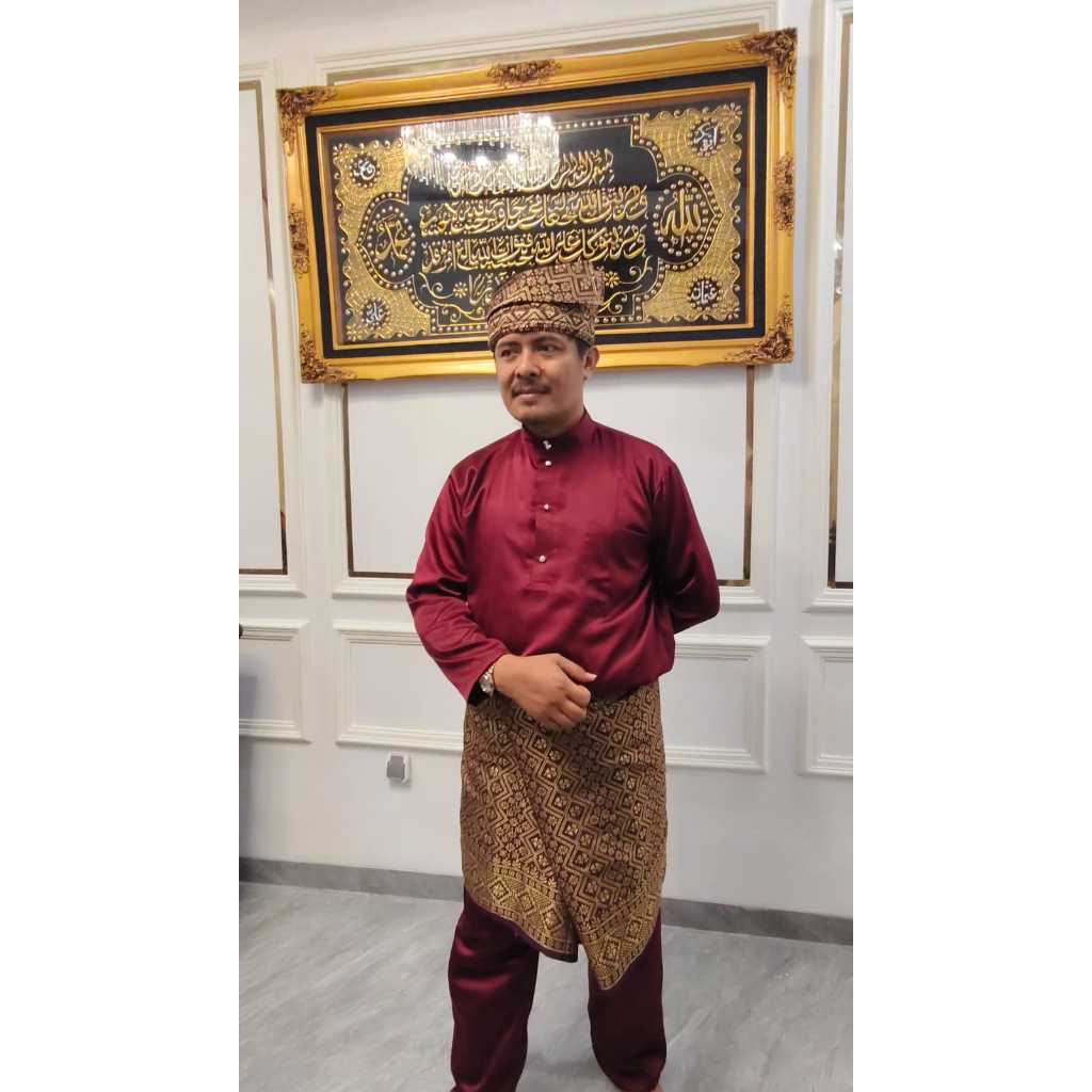 HOT PRODUCT 1 STELL BAJU MELAYU TELUK BELANGA PRIA TREND WARNA 2024