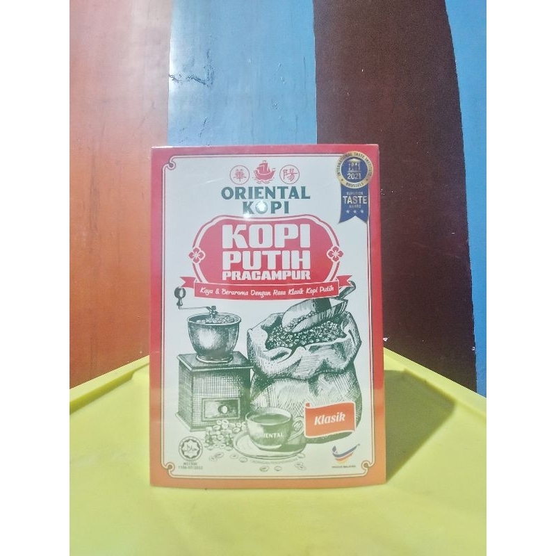 

Oriental Kopi Klasik / Classic (10x38gr) Classic Oriental Kopi Kopi Putih Pracampur Kaya dan Beraroma