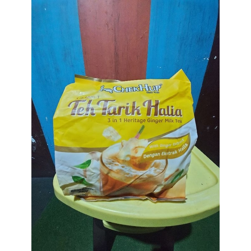 

Chek Hup Teh Tarik Halia (12x35gr) ChekHup Teh Tarik Halia Teh Tarik Jahe