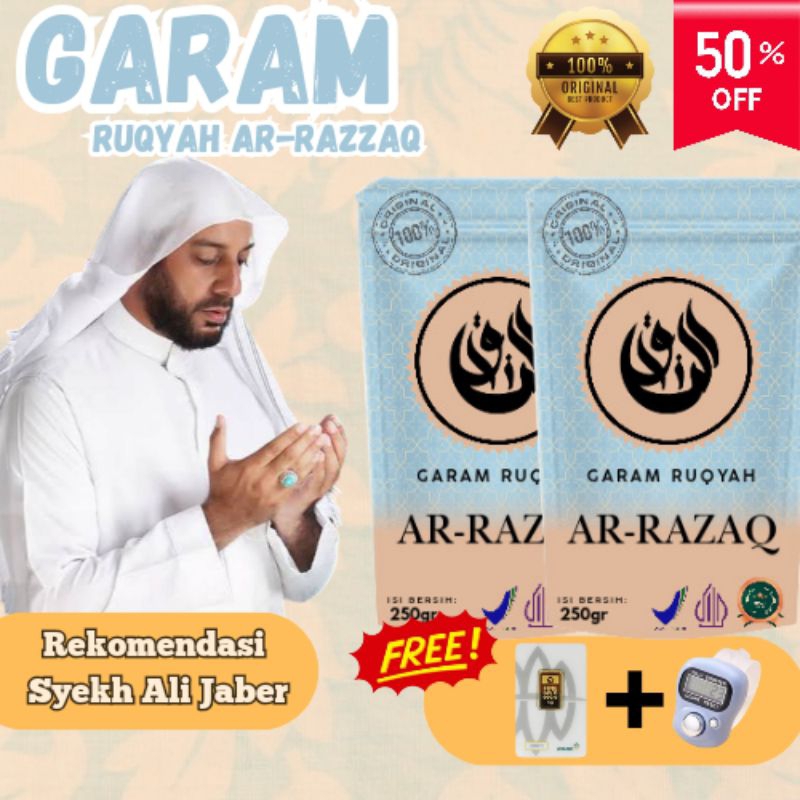 

GARAM RUQYAH AR-RAZZAQ membantu mengurangi hawa negatif rumah 100% Original siap pakai