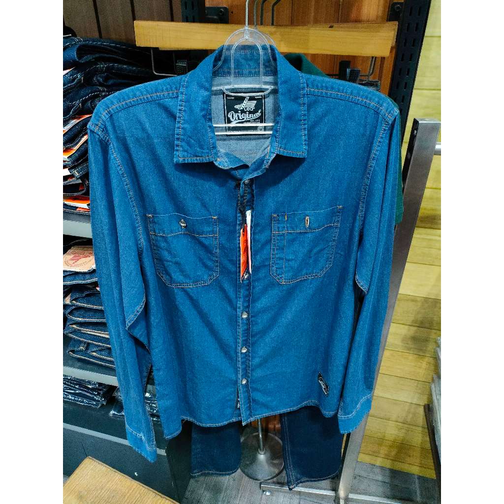 Kemeja Jeans Lea 206 8611 Original