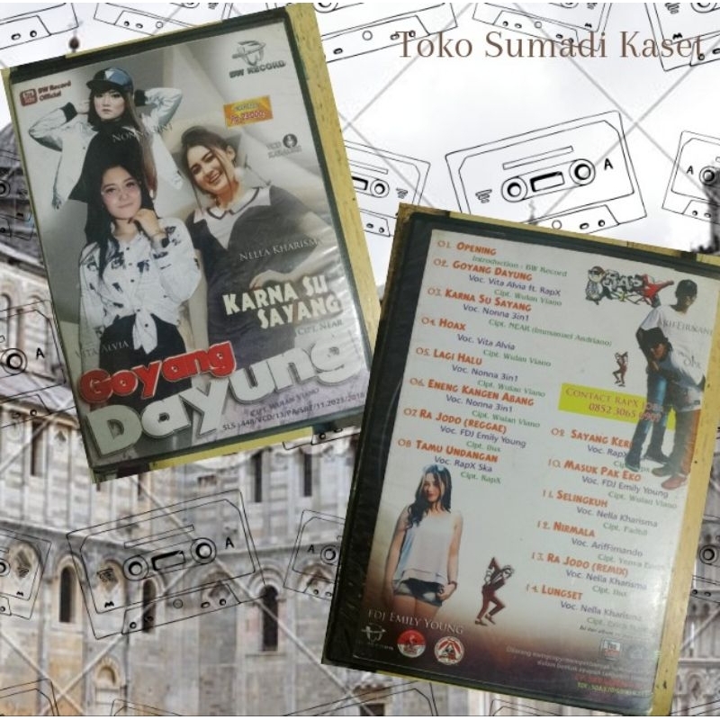 VCD disco goyang dayung produksi BW RECORD