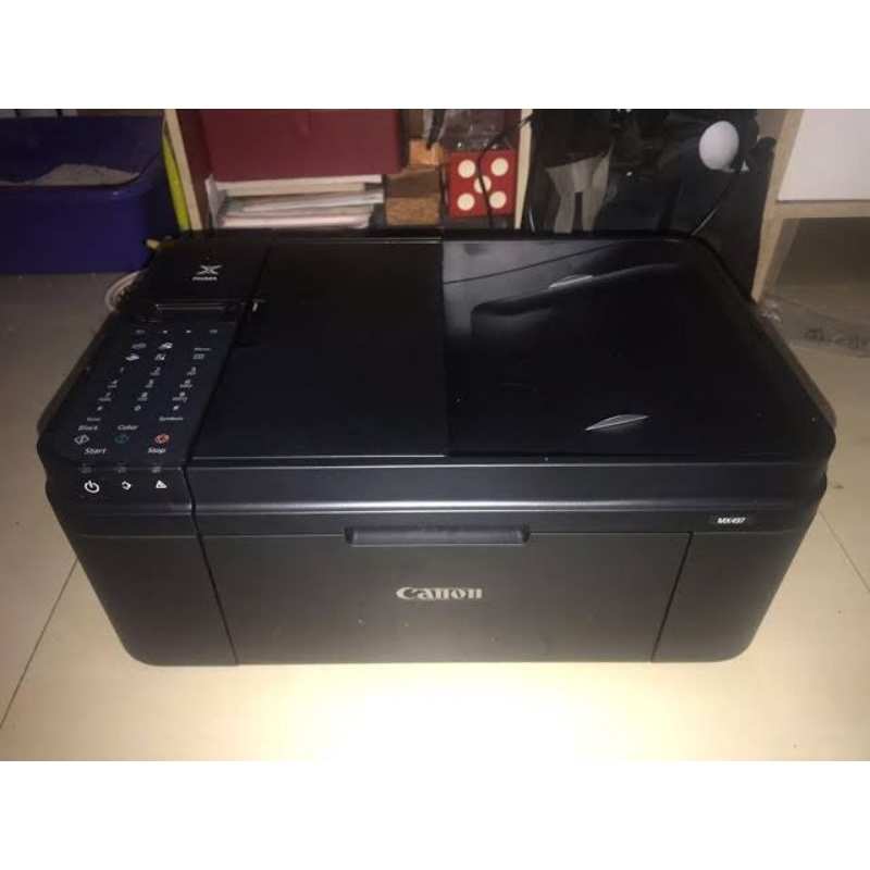 printer canon mx497 second