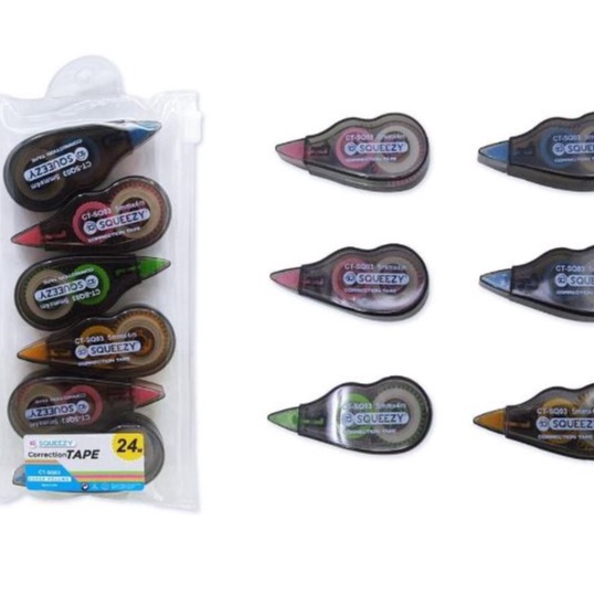 

KP8 CORRECTION TAPE 1 set isi 6 TIPEX KES 24 METER TIP EX TIPE X
