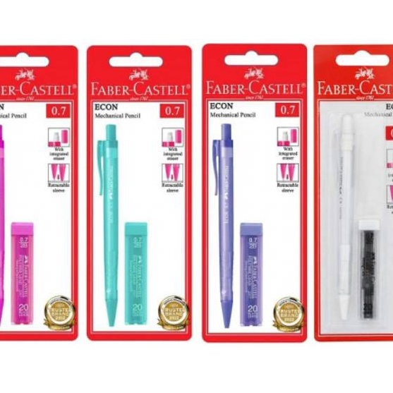 

Unggul FABER CASTELL PENSIL MEKANIK 7 FREE REFILL1 PCS