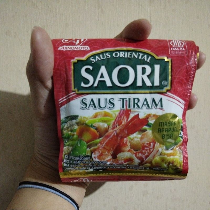 

Saori Saos Tiram Renceng isi 10 Sachet