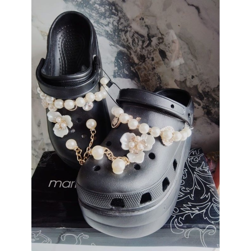 sendal wedges 10 cm promo