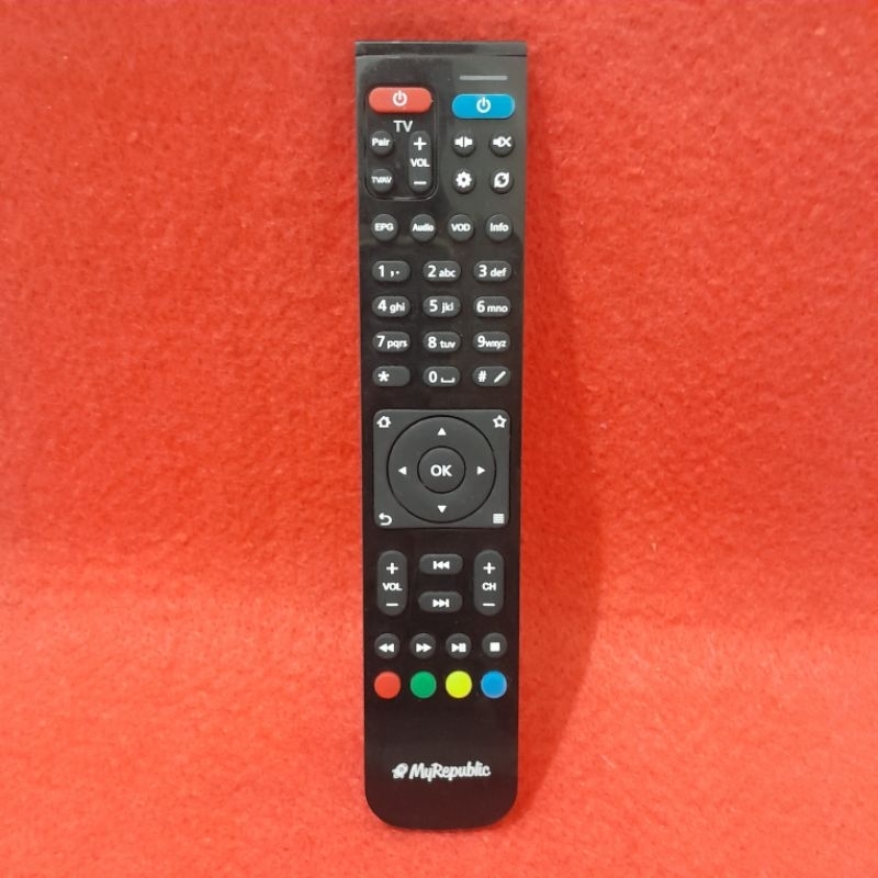 Remote TV STB MyRepublic Original Asli . Tanpa Tutup Baterai .
