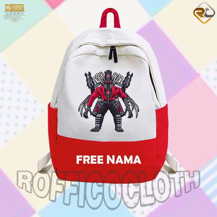 TAS RANSEL ANAK TAS SEKOLAH ANAK KARAKTER ZOMBIE TITAN SPEAKERMAN | Skibidi Toilet Zombie Universe 4