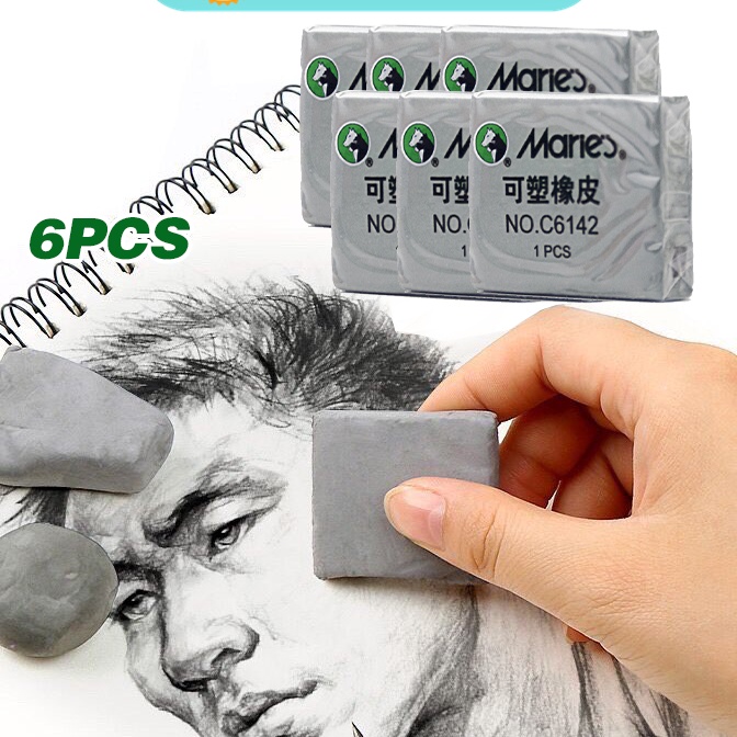 

HJ6 Maries Kneadable Eraser C6142 Penghapus Uli Penghapus Elastis Eraser Kneaded