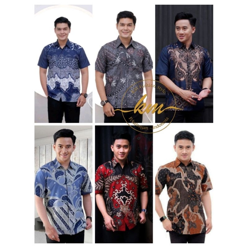 Batik Pria Lengan Pendek Kemeja Batik Pria Lengan Pendek Premium
