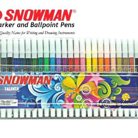 

KF7 SPIDOL SNOWMAN 24 WARNA Coloring Marker