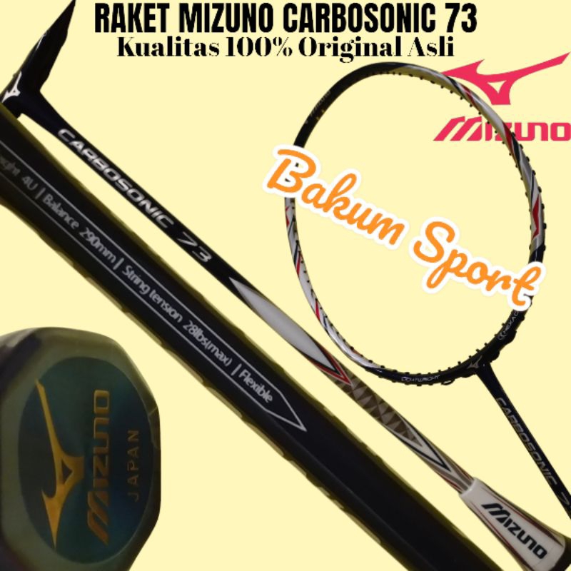 Raket Mizuno carbosonic 73 kualitas 100% original asli