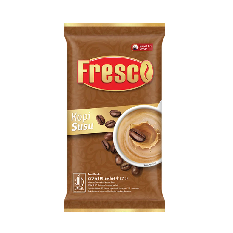 

Fresco Kopi Krim Susu 10 sachet x 27 gr