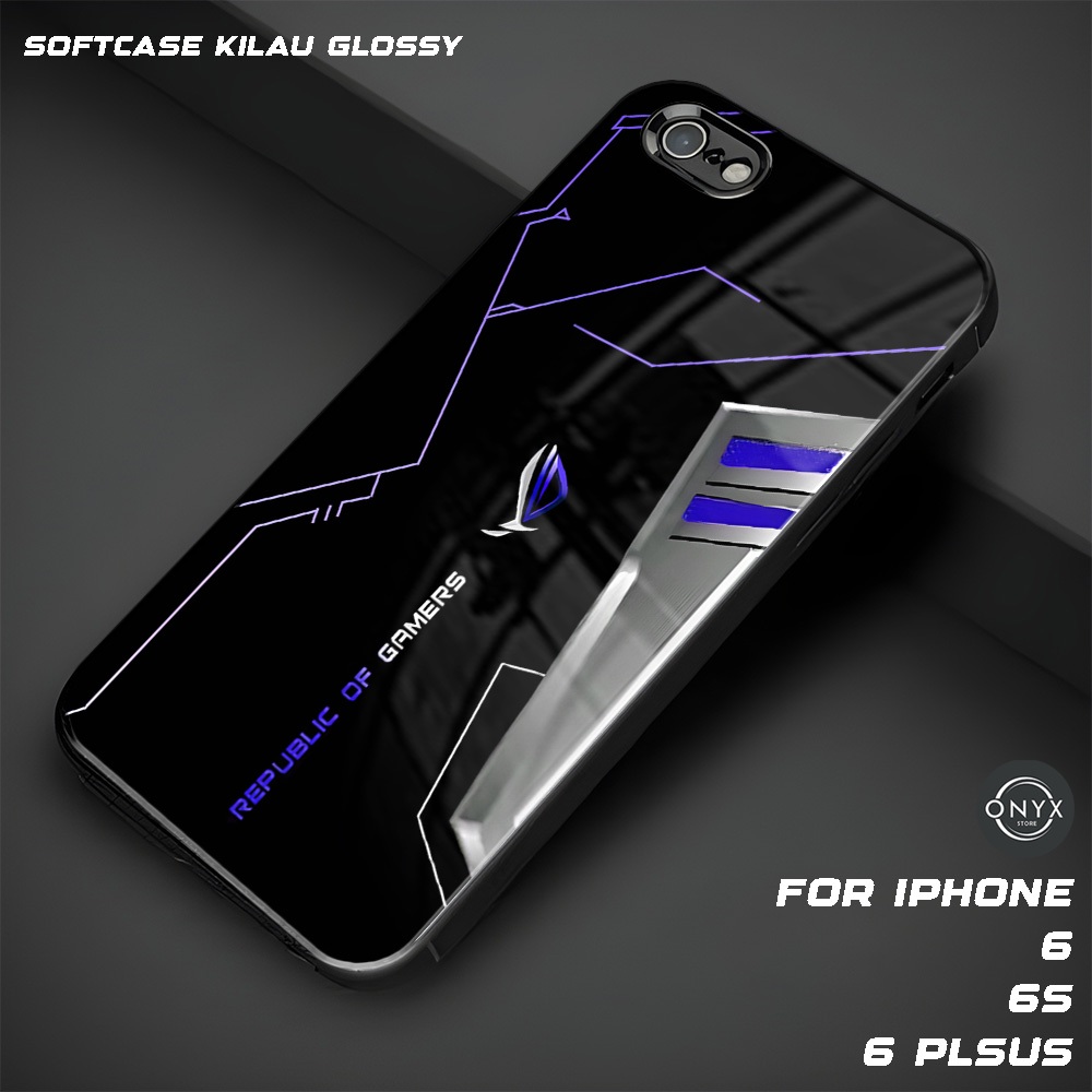 AA16 Softcase Kilau Glossy IPHONE 6 | 6S | 6S+ | 6+ | Case For IPhone 6 6s 6plus | Kesing lucu Keren