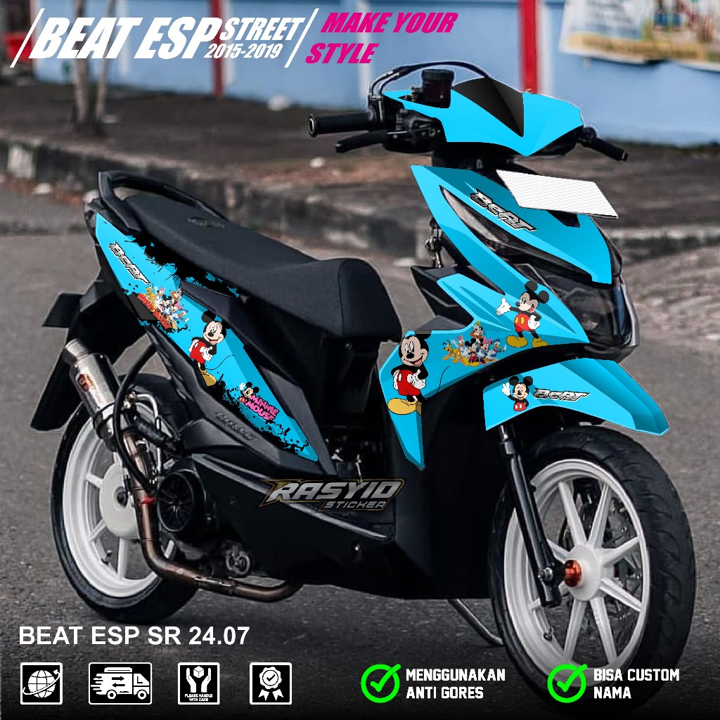 COD Sticker Decal Full Body Honda Beat FI Esp Beat Street 2016 2017 2018 2019 Sticker Beat Esp Micke