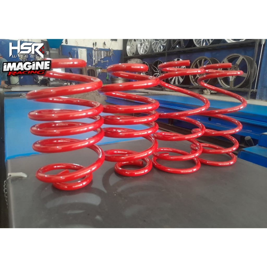 PER MOBIL CUSTOM CEPER EMPUK LOWERING KIT HSR RED TOYOTA AVANZA 2015-2021 ALL NEW RUSH NEW TERIOS