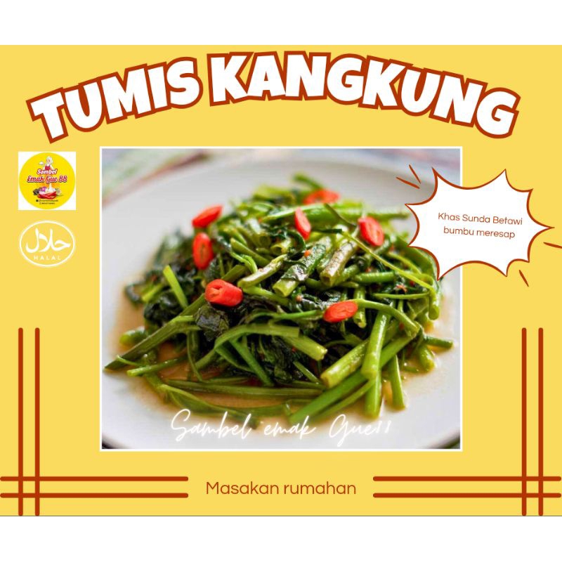 

MASAKAN RUMAHAN**TUMIS KANGKUNG/PORSI 1 IKAT KANGKUNG (GURIH PEDAS MANTAP!!!)