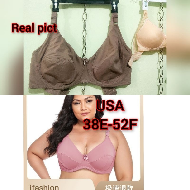 BRA JUMBO BH USA TANPA BUSA TANPA KAWAT CUP BESAR BIGSIZE E F DD