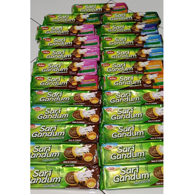 

ROMA SARI GANDUM SANDWICH 108gr