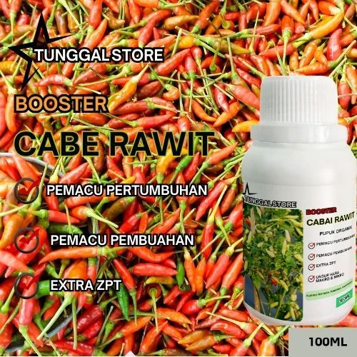 Pupuk Organik Cair tanaman Cabe rawit, Booster pelebat Buah cabe, perangsang Masa Pembuahan Cabe